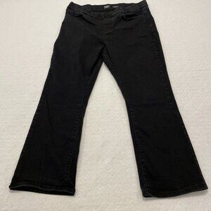 Women's Levi Strauss Totally Shaping Pull-On Black Bootcut Jeans 18S